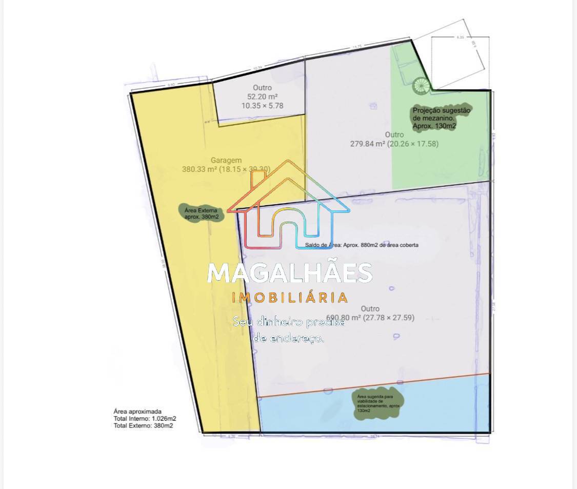 Loja-Salão, 1234 m² - Foto 10